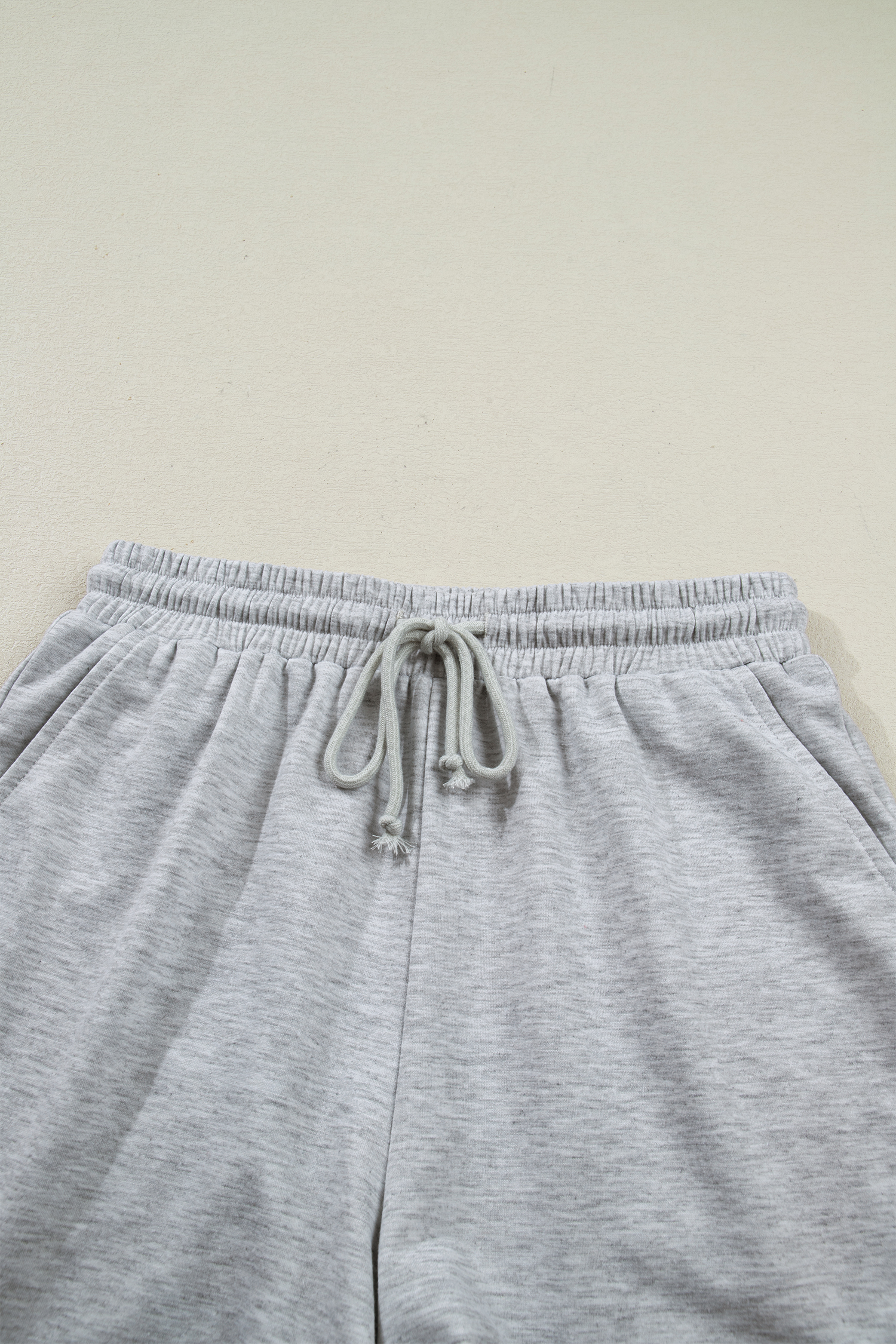 Light Grey Polo Tee Casual Pant Set
