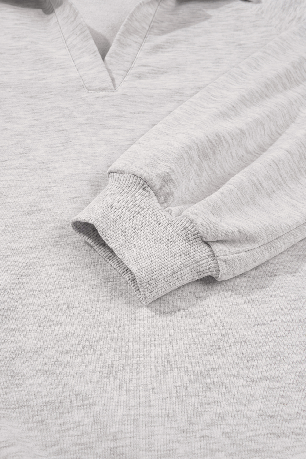 Light Grey Polo Tee Casual Pant Set