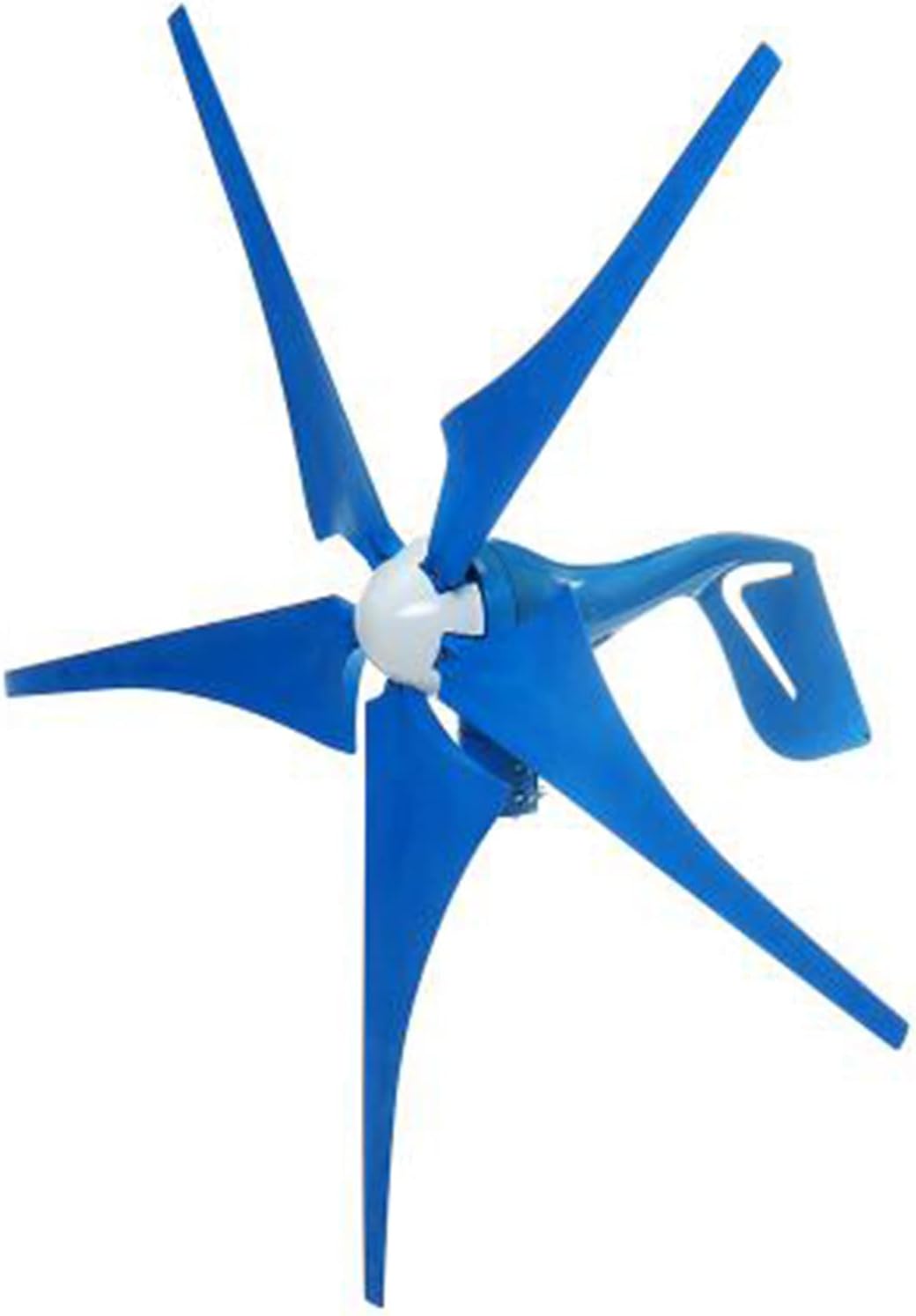 6000W Wind Power Generator Kit with 5 Blades for Marine RV Home Windmill Generator System Vertical Axis Wind Turbines Motor with MPPT Controller