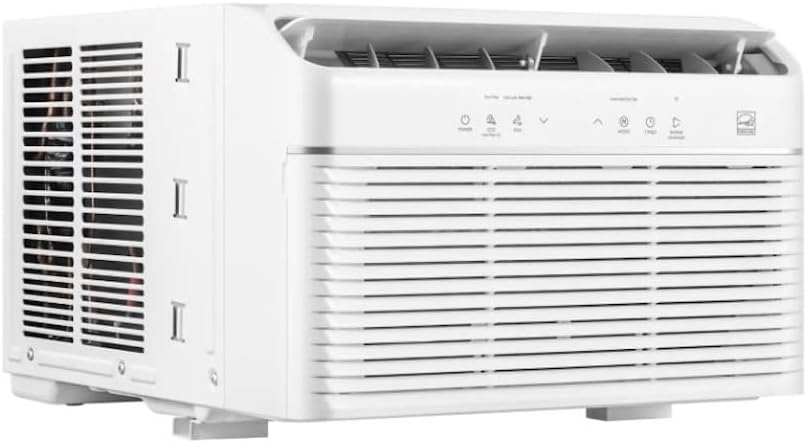 Midea 12,000 BTU DOE SmartCool Inverter Window Air Conditioner with Remote Control, Cools Spaces Up To 550 sq. ft., Alexa & Google Home Compatible, 3-in-1 Comfort MAW12V1YWT-S (Renewed)