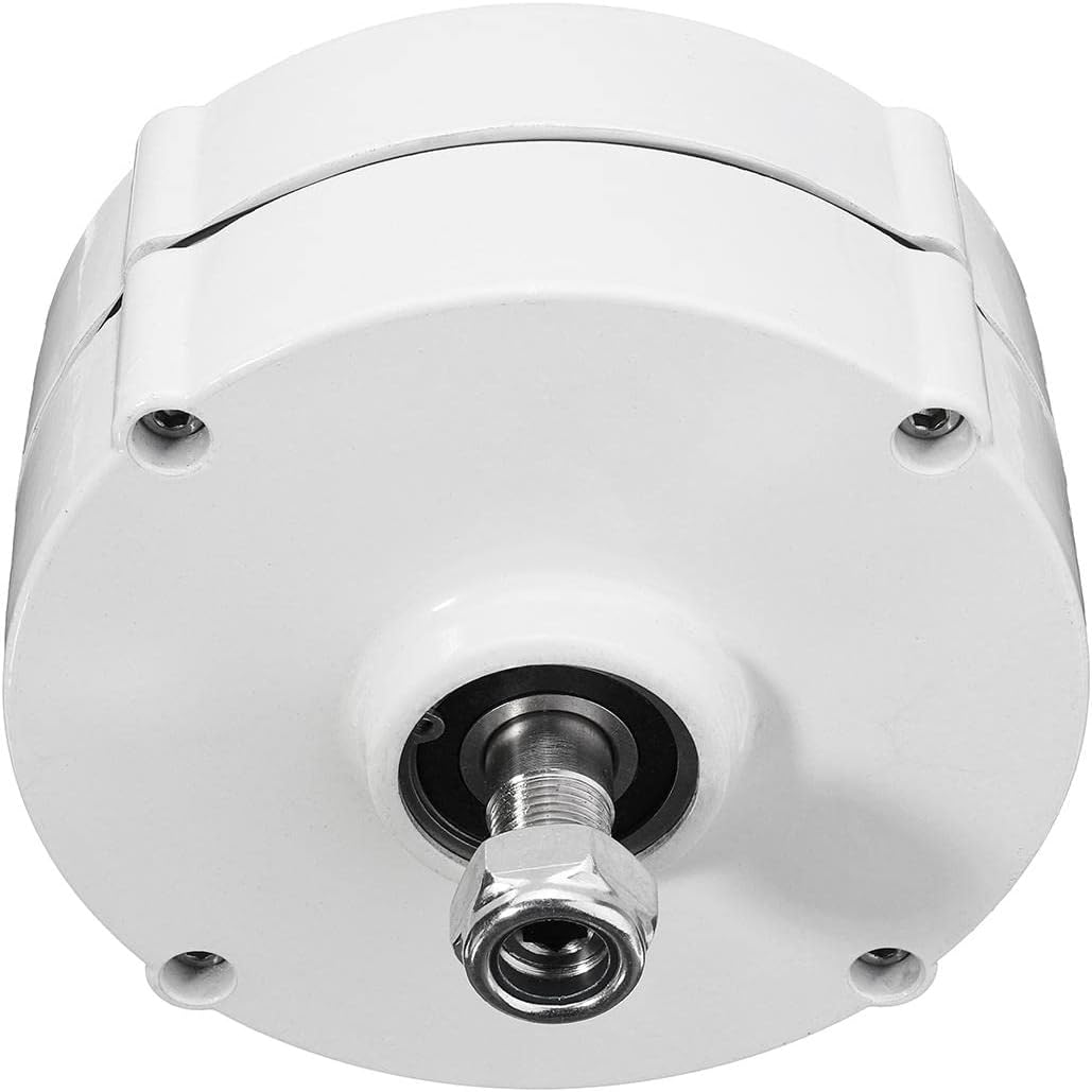 Wind Turbine, Wind Turbine Generator Motor 6000W 12V 24V 3 Phase Gearless Permanent Magnet AC Alternator for Wind Water Turbine Diesel Engine(24V)