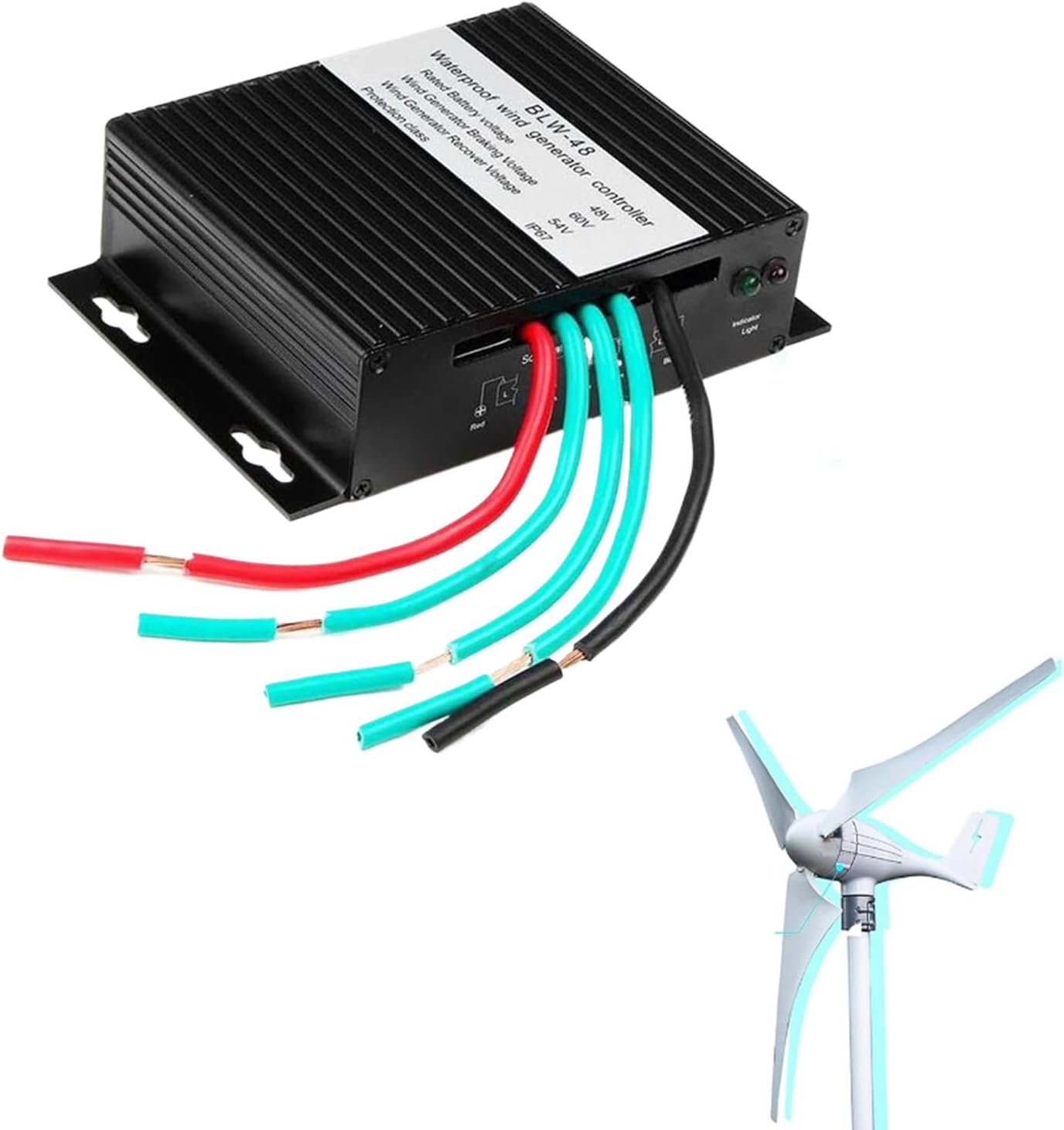 220v,HYZHANHONG 12000W Home Small MPPT Windmill Generator Charge Controller,12V 24V 48V 220V Wind Solar Hybrid Controllerfor Wind Turbine