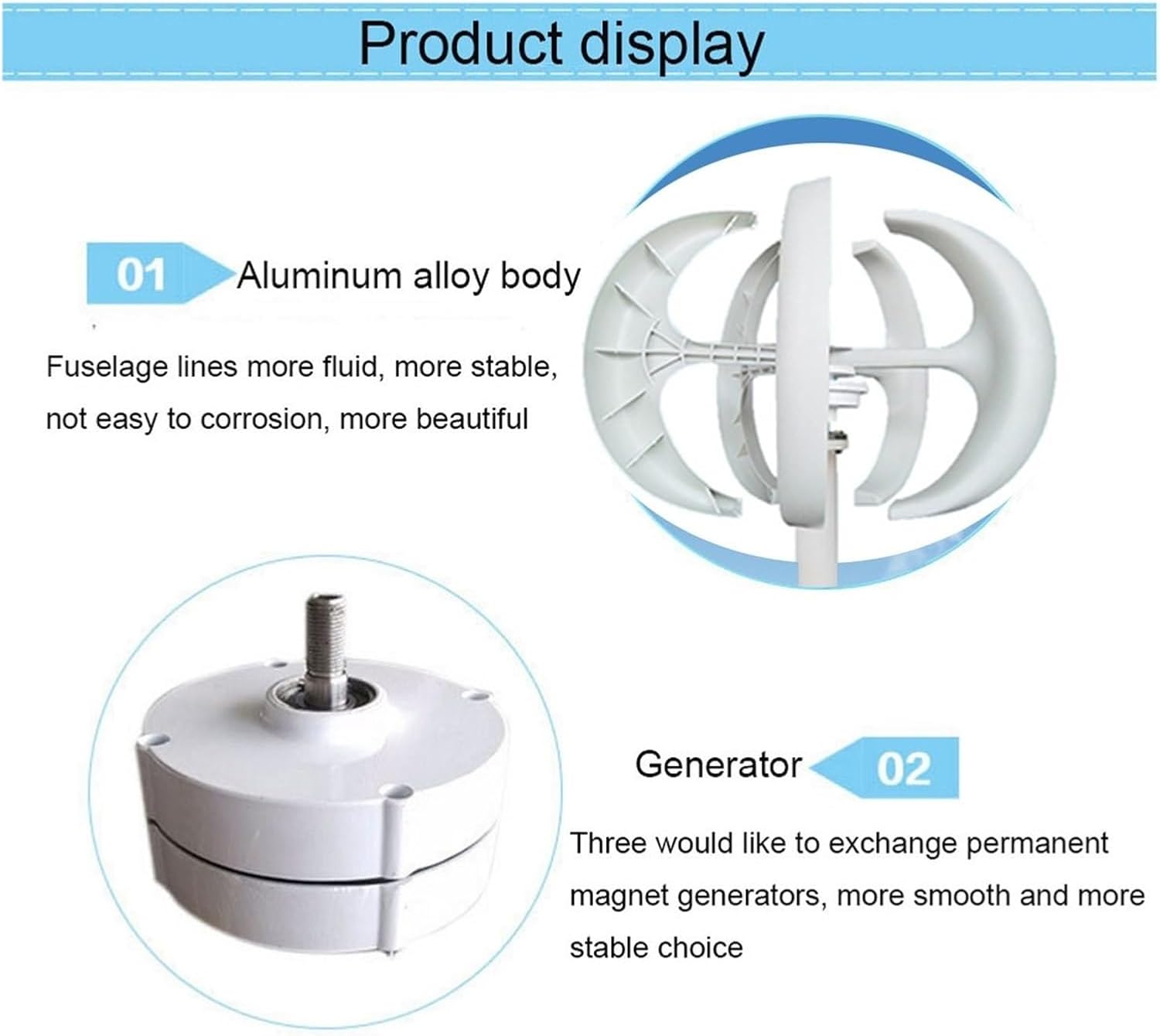 8000W 12V 24V Vertical Axis Wind Turbines Generator with Controller Lantern 5 Blades Motor Kit for Home Hybrids Streetlight Industrial Energy(12V)