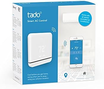Tado Smart Air Conditioner and Heater Controller, Wi-Fi, Compatible with iOS and Android, Works with Alexa
