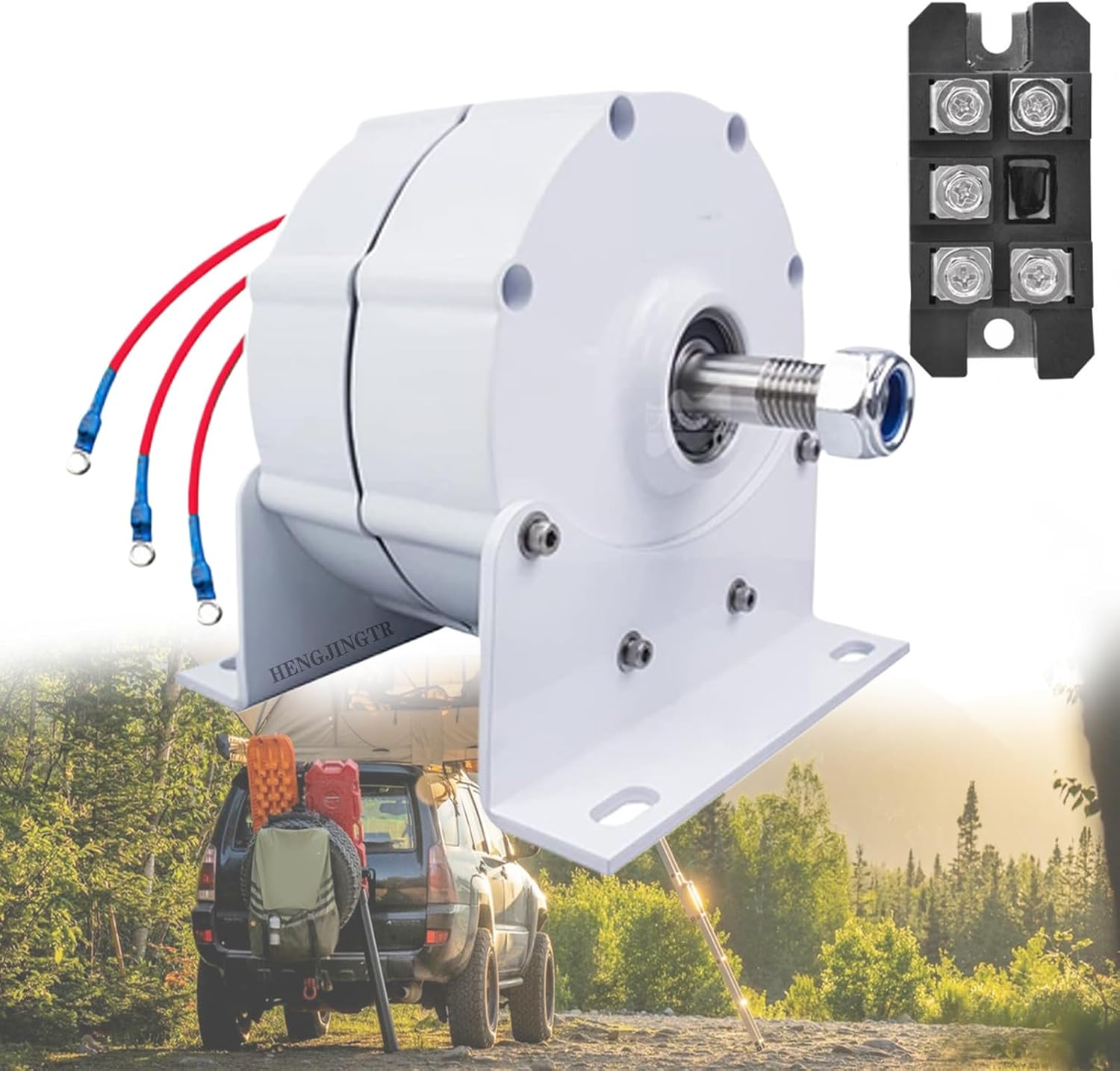 2000W-3500W Energy Wind Turbines 24V 48V Gearless Permanent Magnet Generator for Low Speed Household Use in Wind Turbines and Water Turbines, 220V