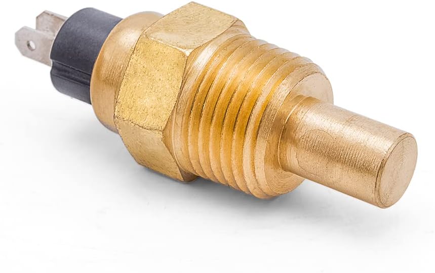 2pcs Diesel Generator Set Accessories VDO Water Temperature Sensor Instrument Probe Dongfeng Power Sensing Plug(1/2NPT)