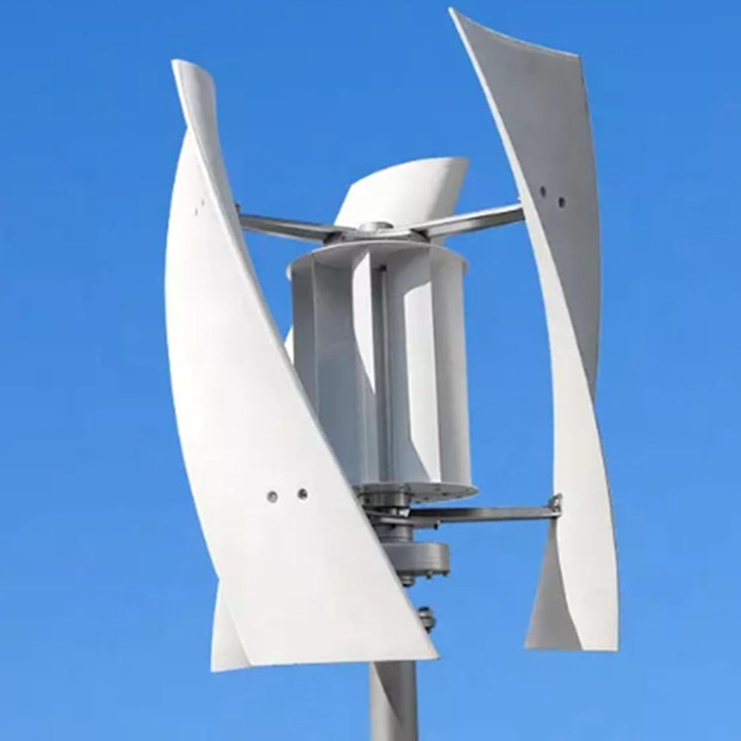 6000W Vertical Wind Turbine Generator Kit,12/24/48/220V,3-Blade Outdoor Windmill Power Kit with Controller for Efficient Renewable Energy Supplementation 220V