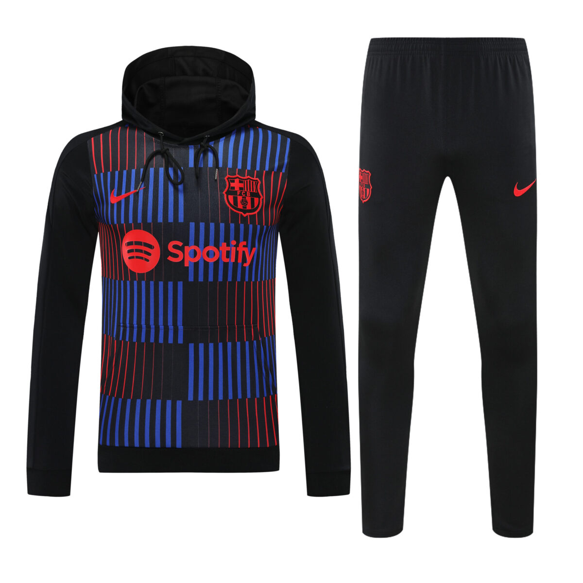 Conjunto manga larga FC Barcelona azul y rojo rayas - NewNow