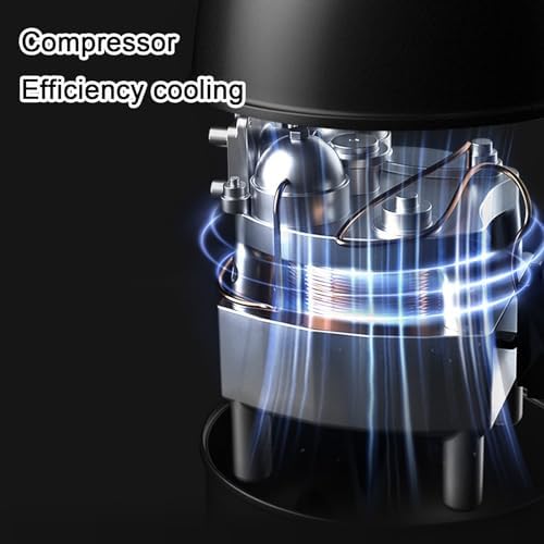 2200 BTU Portable Camping Air Conditioner Small Compressor Refrigeration Low Energy Air Cooler for Room Pets Outdoor Cooling(220v)