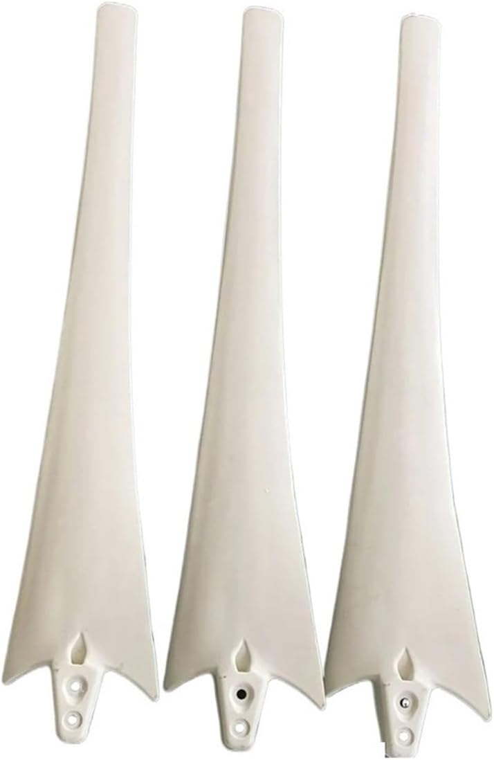 High Strength Nylon Fiber Windmill Horizontal Wind Turbine, 100W 200W 300W 400W 500W 600W Wind Generator Accessories DIY Bladesing(Package 2,600mm)