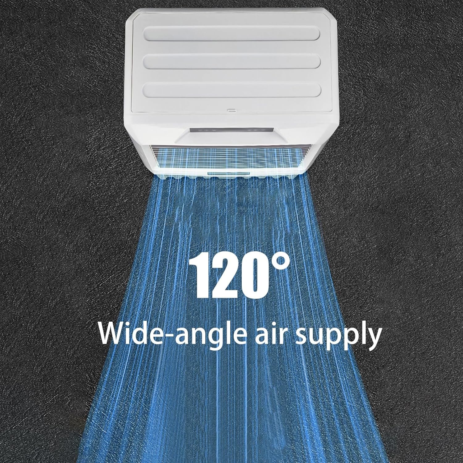 Evaporative Air Cooler, Portable Air Conditioner with Timer and Ice Packs, 3-Speed Windowless Air Conditioner for Room Office(77 * 48 * 139cm)