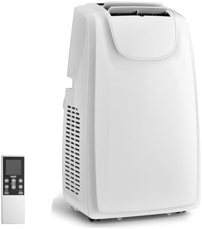GOFLAME Portable Air Conditioner 11,500 BTU, 3 in 1 AC Cooling Unit with Dehumidifier, 24H Timer, Remote Control, Window Kit, Personal Standing AC for Bedroom, Dorm, Cool Rooms up to 400 Sq.Ft