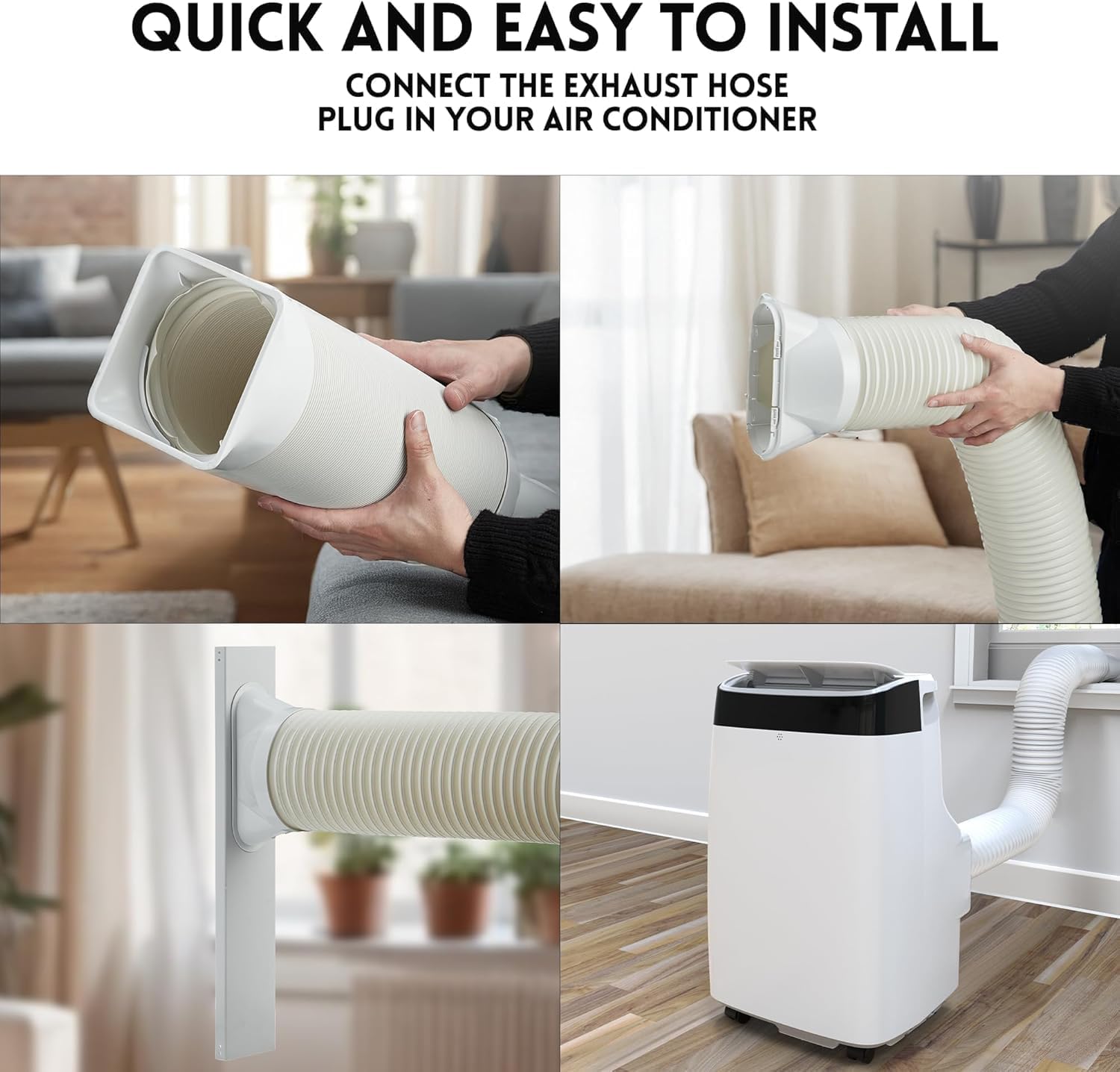 TrailBlaze Fast Cooling Portable Air Conditioner, Remote Control 4 In 1 Portable Air Conditioner With Cooling, 12,000 BTU Fan, Sleep Mode, 24Hour Timer, Cools Up to 550 Sq. Ft. for Home Office Bedroom