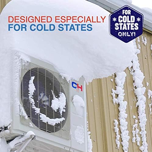 Cooper&Hunter Hyper Heat -22F Dual 2 Zone 9,000 + 9,000 BTU Ductless Mini Split Heat Pump Air Conditioner System 230V Full Set with Two 25ft Installation Kits