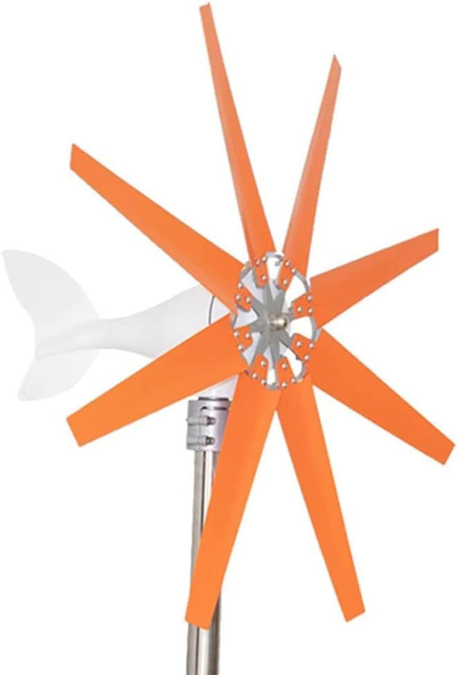 Wind Generator 10000W 12V -220V with 8 Blade Low Wind Speed Starting Aluminum Alloy Wind Turbines with Charge Controller Windmill for Home