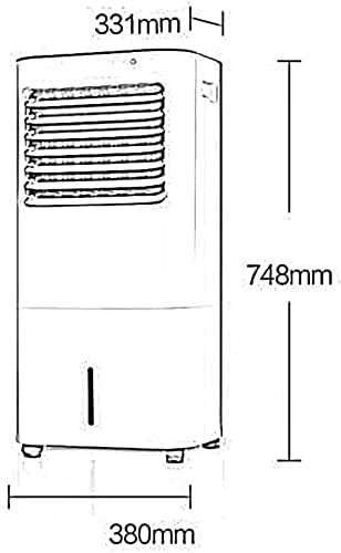Portable Air Conditioner Cooler Air Conditioner Mobile Without Hose Air Cooler One-Button Humidification Double-Layer Filtration 10L Large Water Tank Convenient Operation Hom