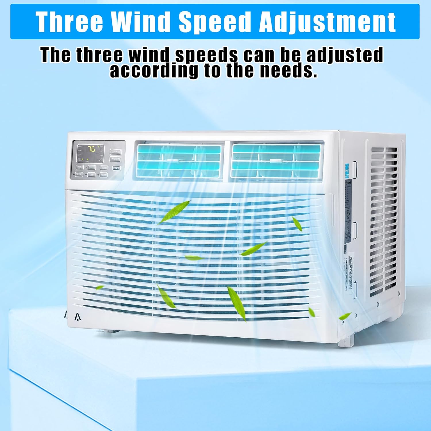 Window Air Conditioner, 10000BTU air conditioner for 450 Sq. Ft, Dehumidifying & Fan, Quiet Operation and Easy Installation, Remote Control for Home & Office