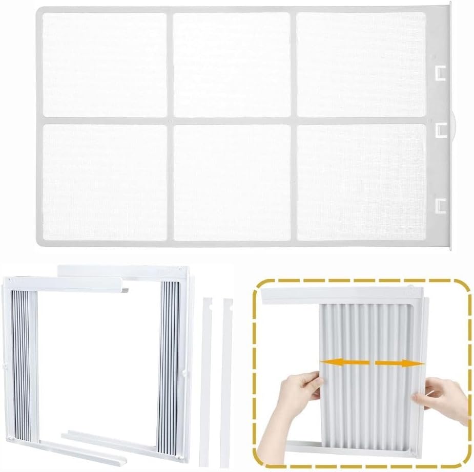 5,000 BTU Window Air Conditioner, Cools Up to 150 Sq. Ft., Quiet Operation, Adjustable Fan and Cooling Settings, Mechanical Control, Easy Install & 2-Year Warranty