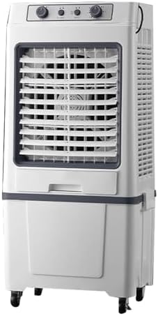 Portable Air Conditioners, Cooler for Room, 3 Wind Speeds, Wide-angle Air Supply, with Detachable Water Tank and Ice Pack, for Home, Office(Gray)