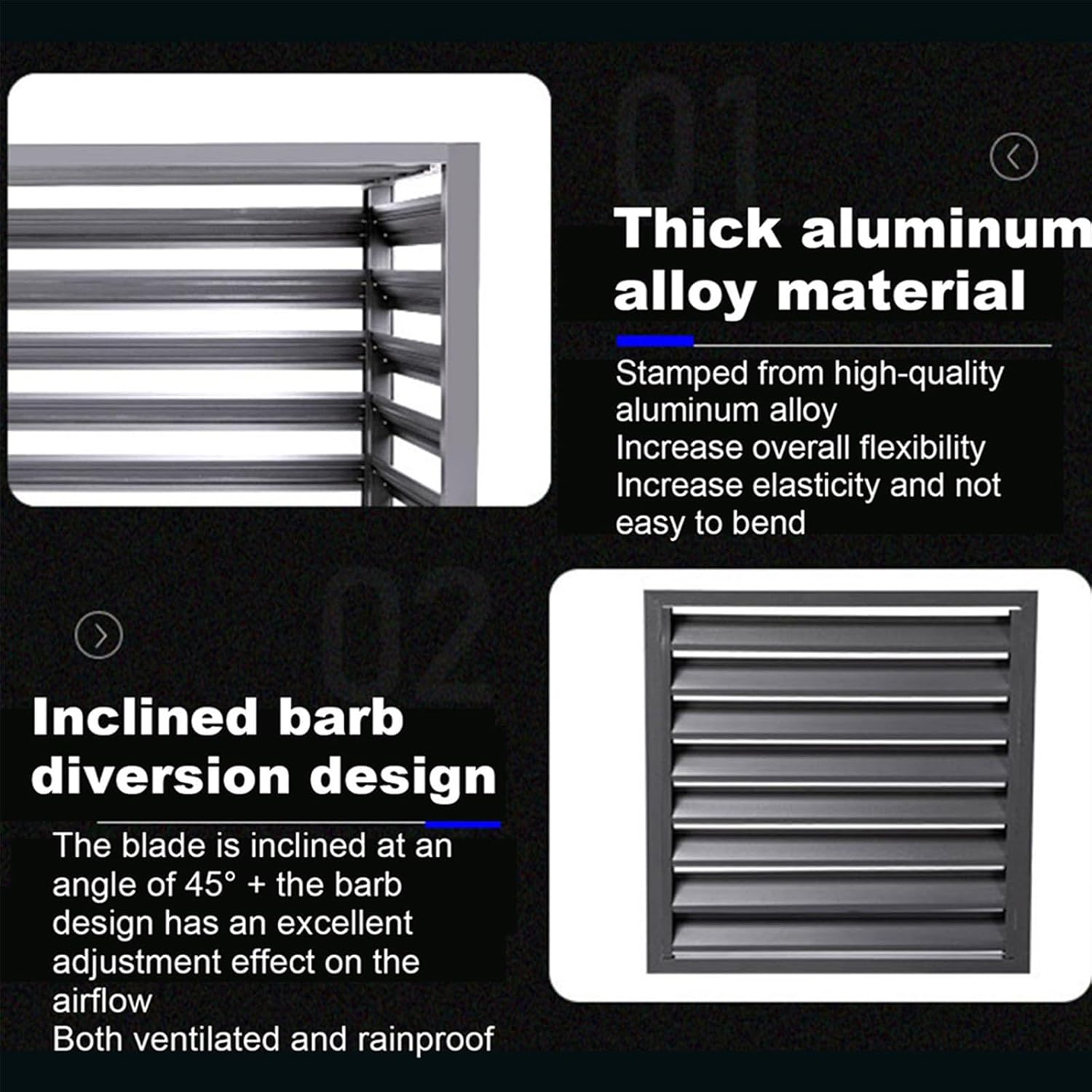 Fence to Hide air Conditioner,air Conditioner Fence,Anti-Theft Sturdy Aluminum AC Covers,Noise Reduction,Fence to Hide air Conditioner, Applicable to air Conditioner Outdoor Unit