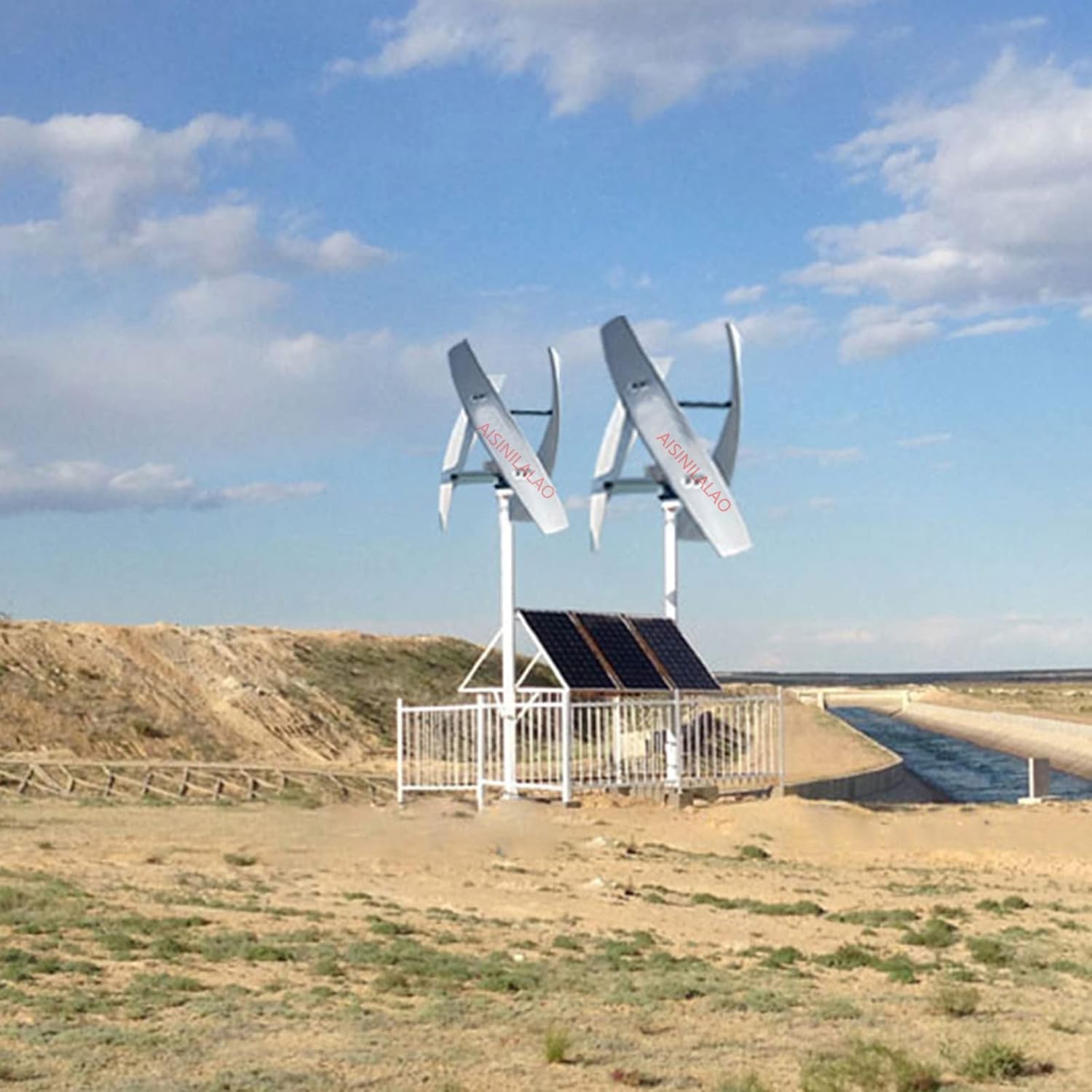 8000W Vertical Wind Turbine Generator Low Speed Windmill 12V 24V 48V 220V AC Output 3 Blade Maglev Wind Turbine Suitable for Marine and Streetlights