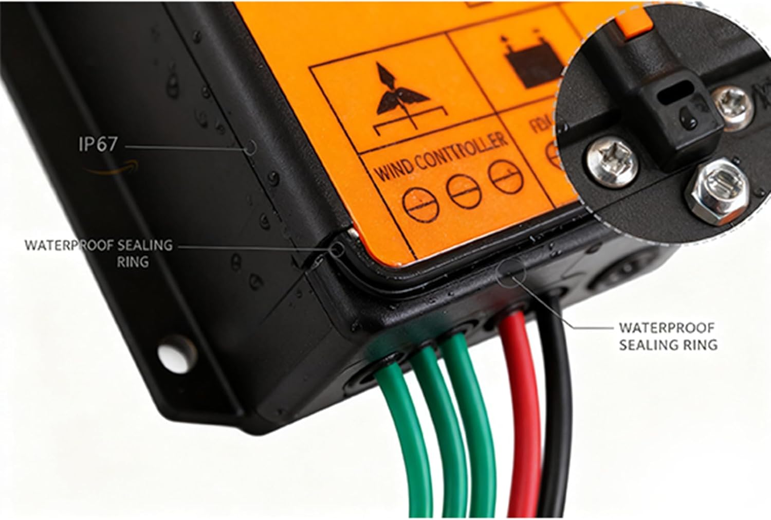 48v,HYZHANHONG 14000W 12V 24V 48V MPPT Solar Wind Hybrid System Charge Controller Wind Charge Controller IP68 for AC DC Wind Turbine Generator