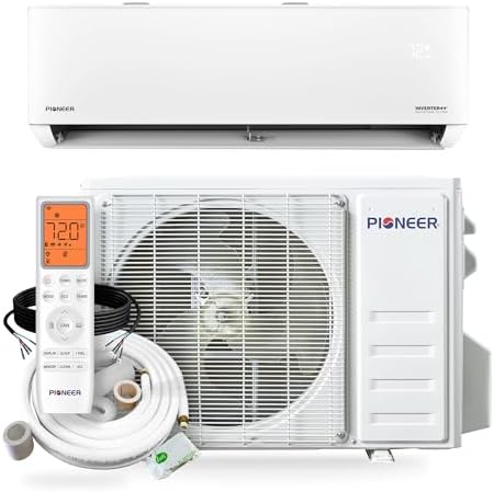 Pioneer® Quantum Ultra™ 24,000 BTU 23 SEER2 230V High-Wall Ductless Energy-Star Mini-Split Air Conditioner Inverter Heat Pump Full Set