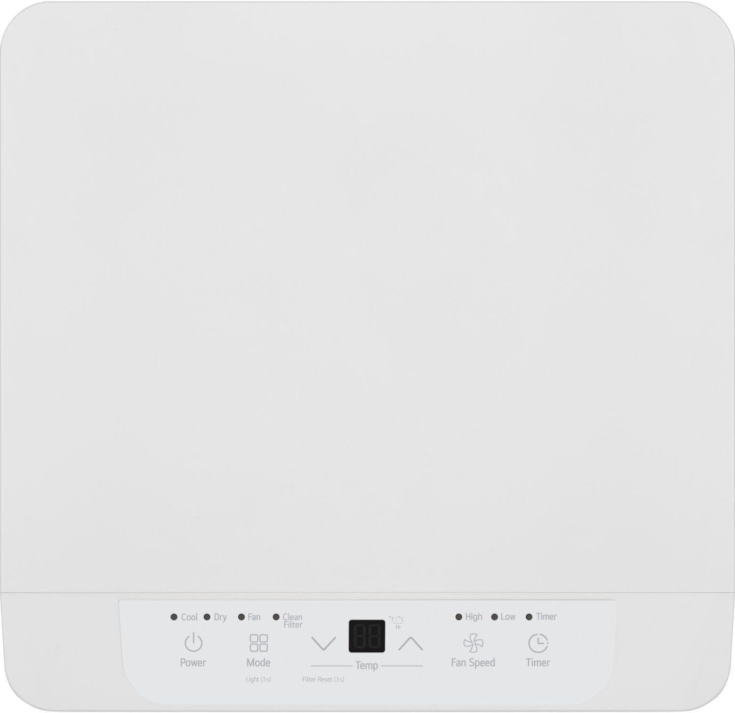 LG 6,000 BTU (DOE) / 10,000 BTU (ASHRAE) Portable Air Conditioner, Cools 250 Sq.Ft. (10' x 25' room size), Quiet Operation,LCD Remote, Window Installation Kit Included, 115V