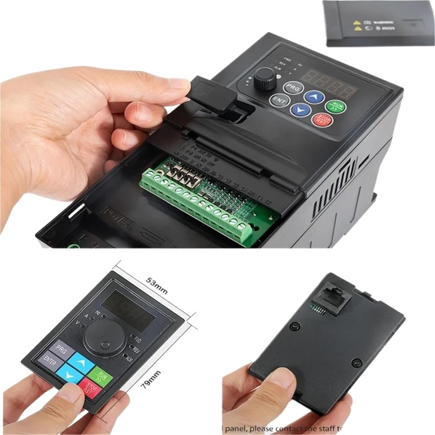 Solar Water Pump Controller Inverter Frequency Converter 0.75KW1.5KW2.2KW3.7KW5.5KW Single-Phase 220V Three-Phase 220v(Gold)