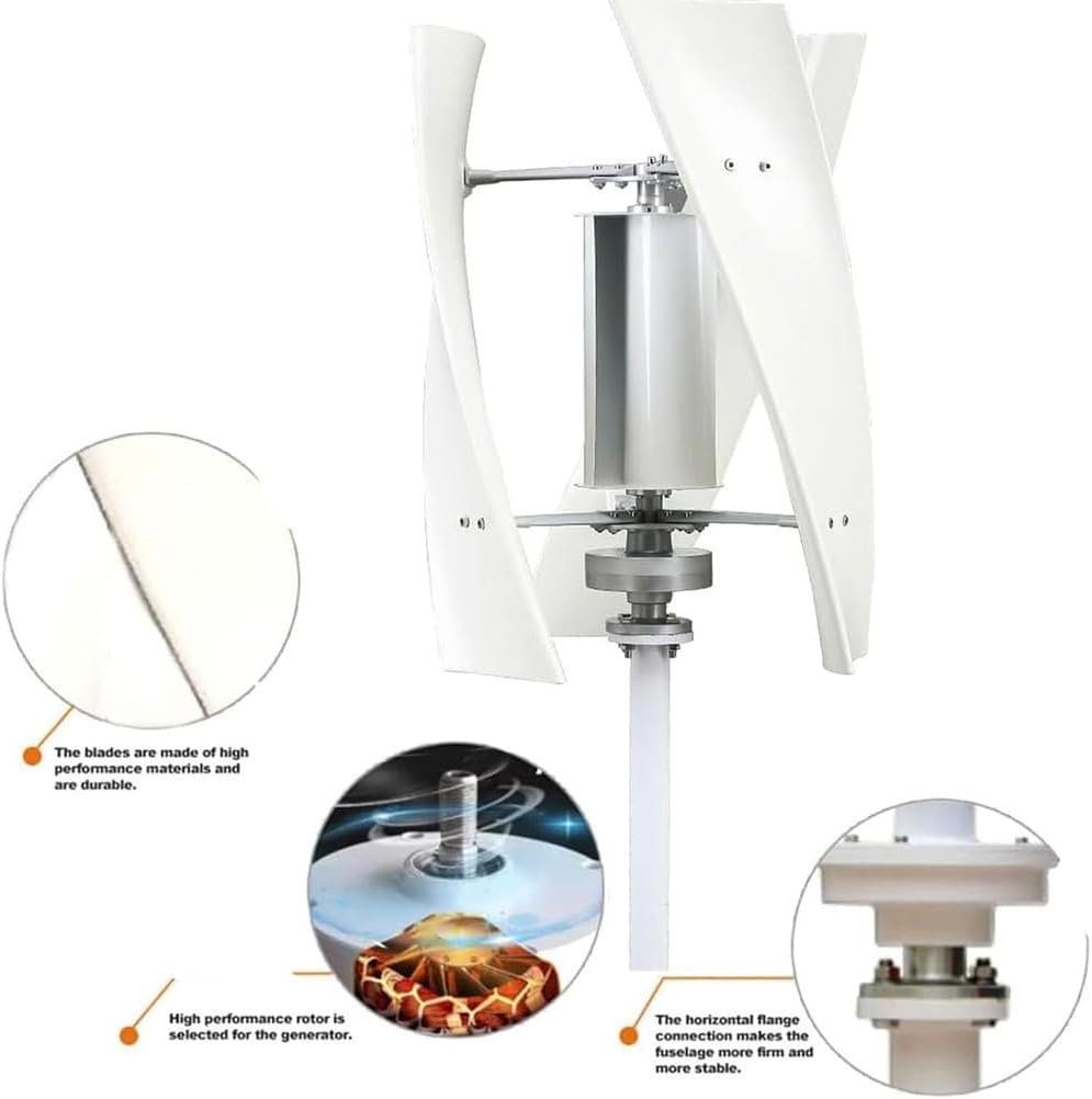 14000W Wind Turbine Generator Vertical Axis + Controller 12V / 24V /48V /220V Wind Turbines Horizontal Home Powers Windmill Energy Systems Charging