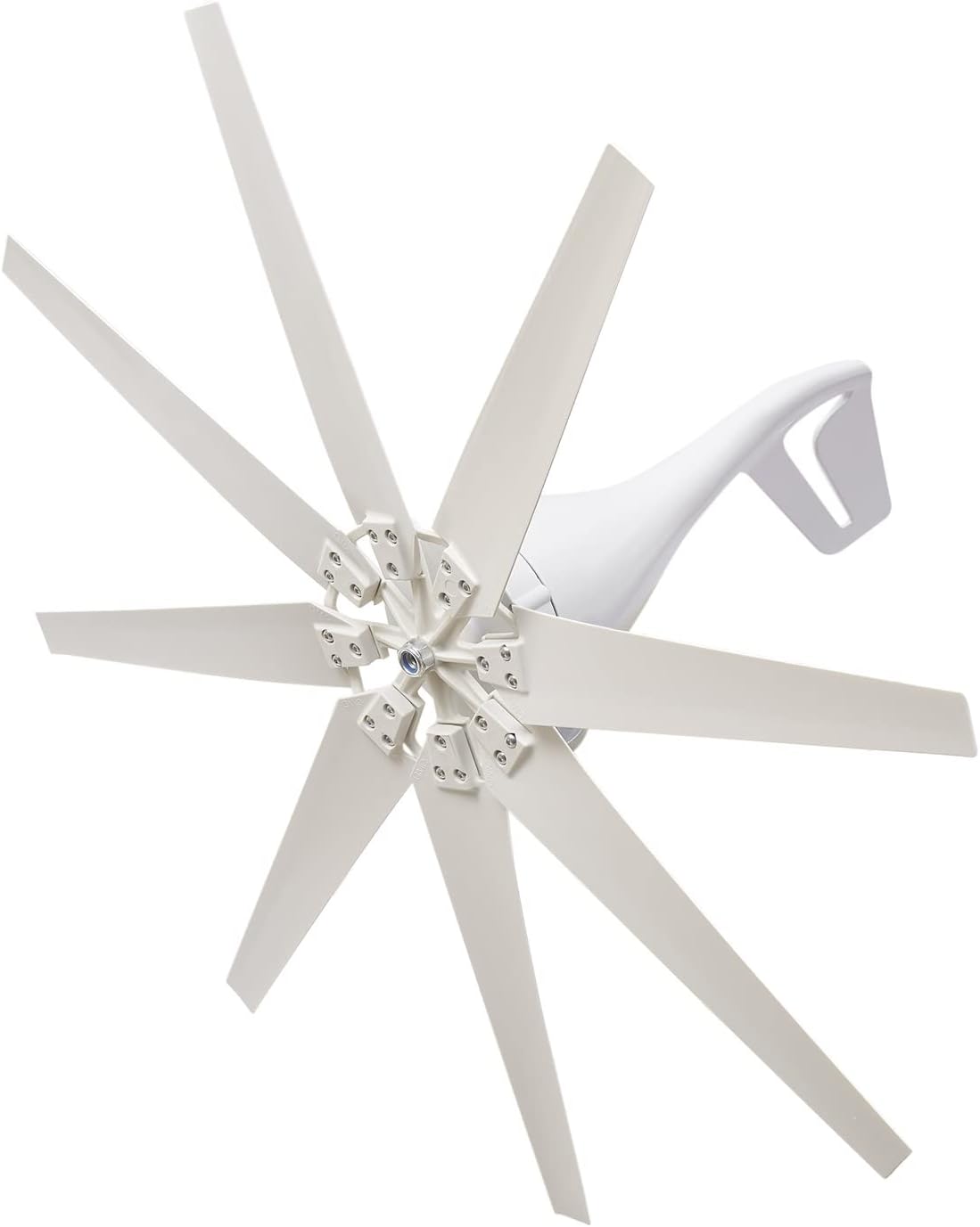 600W Hybrid Wind Turbine Generator Kit - 12V DC Wind Power System with 8 Blades for Home, RV & Marine - Efficient Renewable Energy Solution for Off-Grid Living