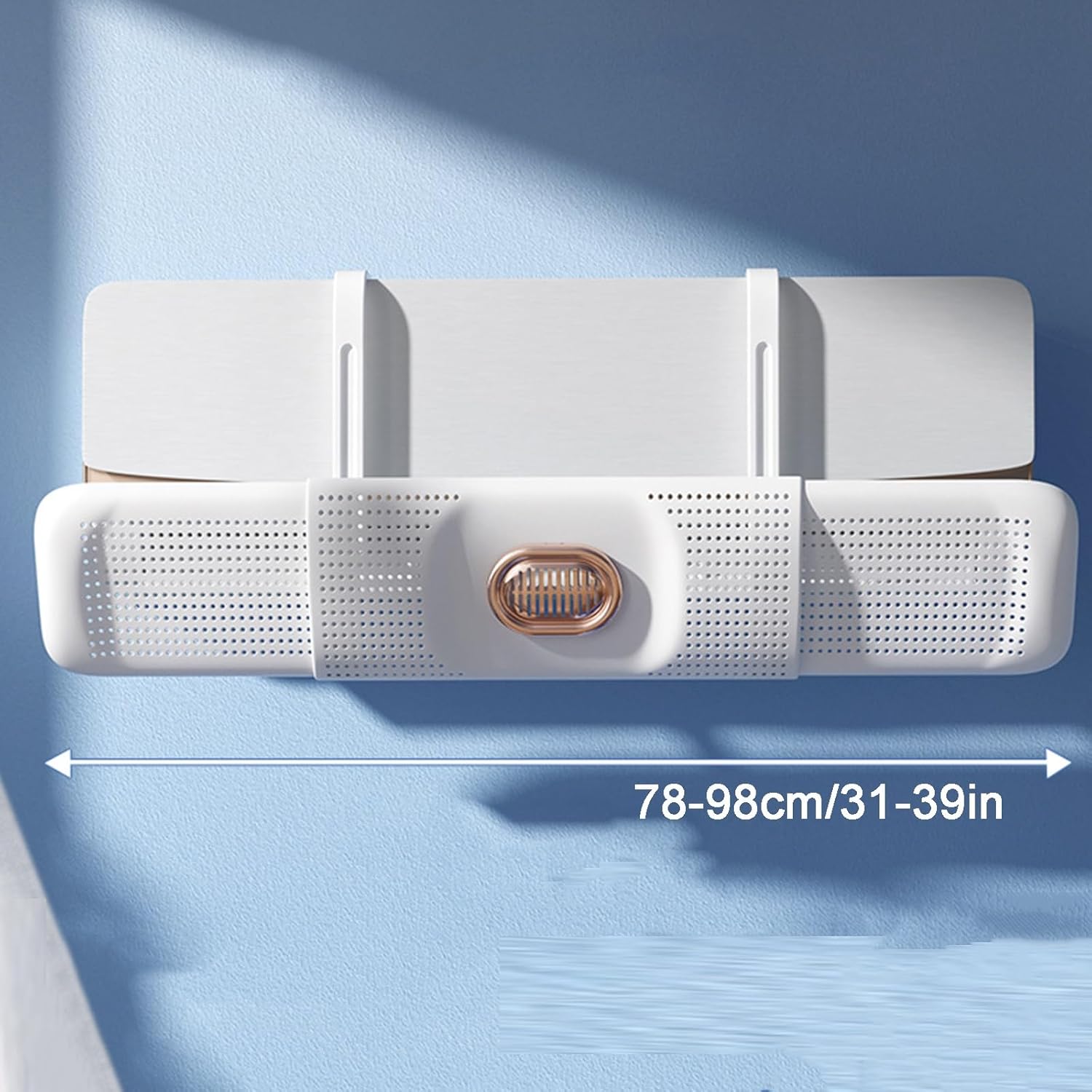 Adjustable Air Conditioner Deflector, Universal Retractable Air Conditioner Shiel, Anti Direct Blowing Wind, Applicable to Home and Company