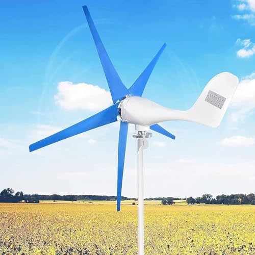 48V 5000W Wind Turbine Generator Kit – 5-Blade Windmill with Advanced Wind Controller for Eco-Friendly Energy Production and Off-Grid Power Solutions