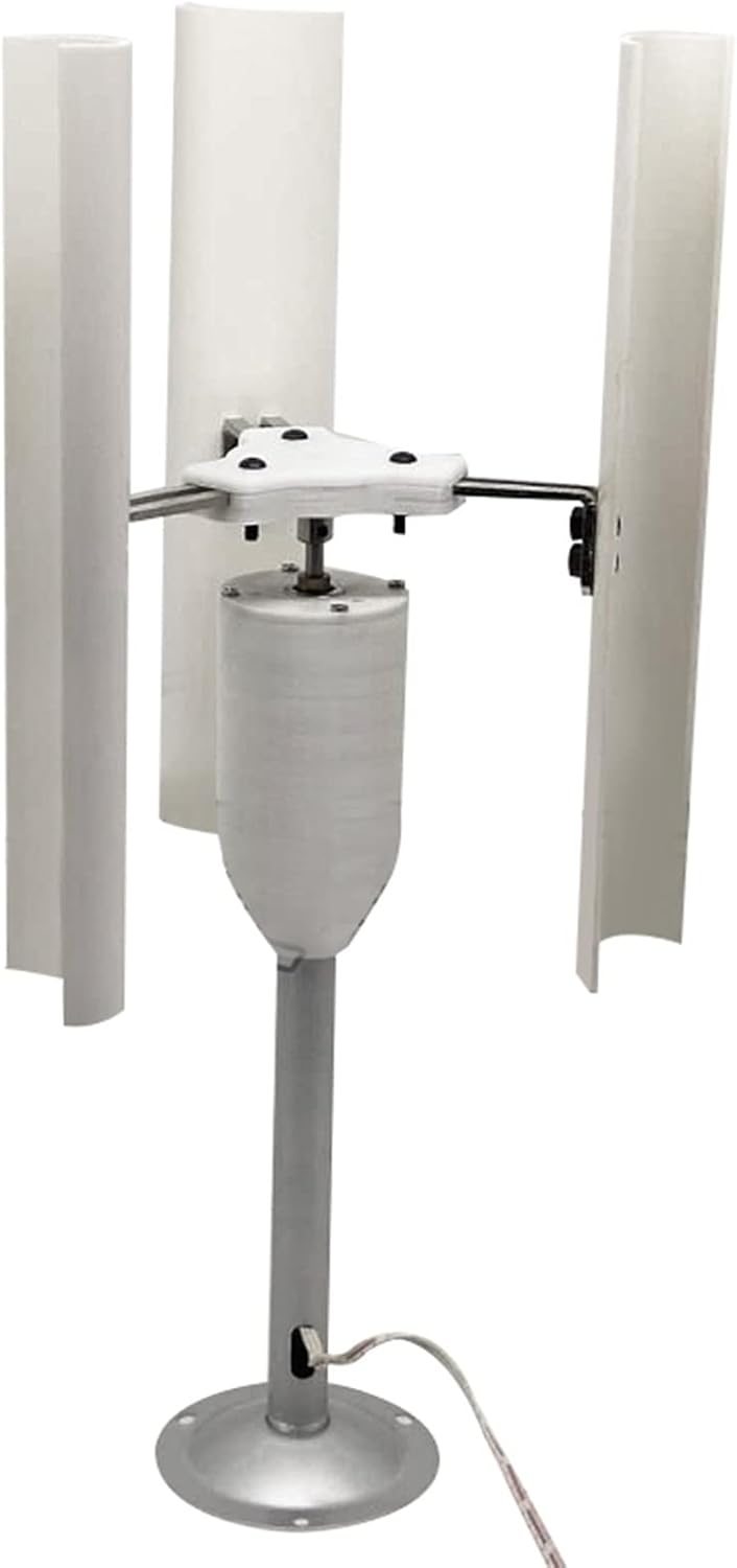 DIY 20W Model Three Phase Permanent Magnet Free Energy Generator 1-20V3 Blade Vertical Axis Wind Power Generator Alternator Windmill Generator