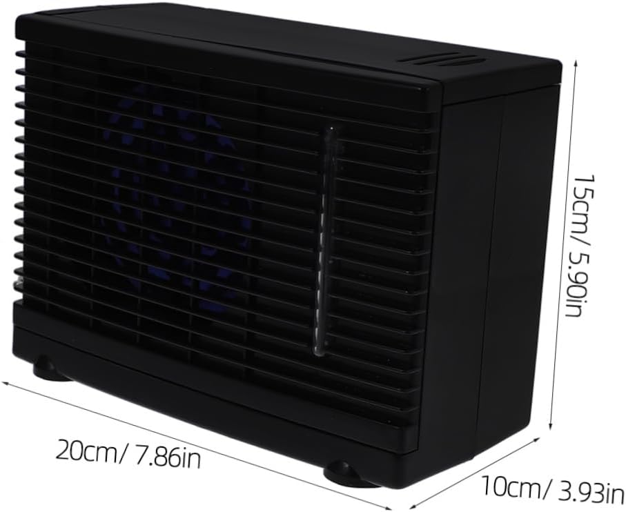 12v Mini Portable Car Air Conditioner High Efficiency Cooling Fan for Automotive 2 Speeds Low Noise