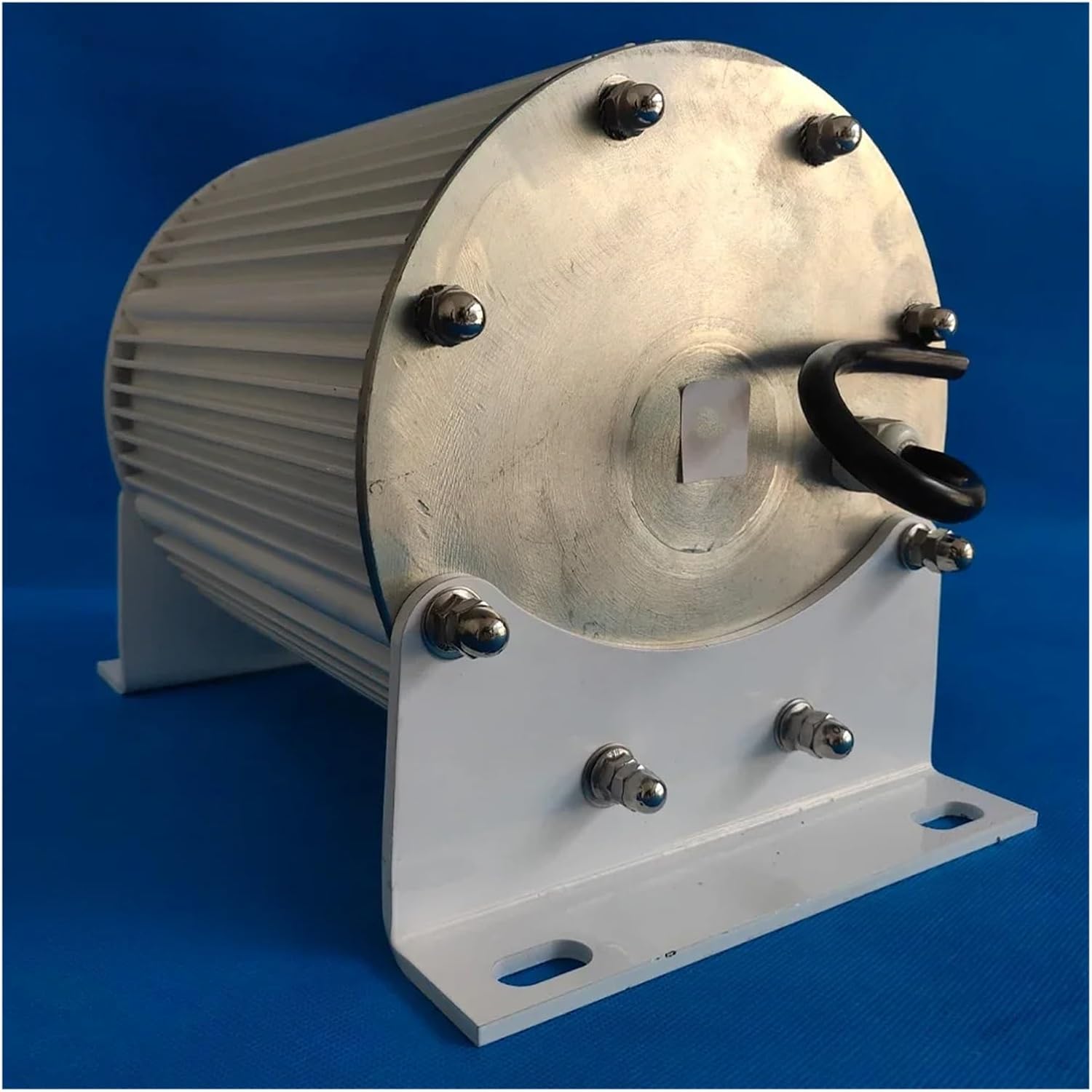 Gearless Permanent Magnet Wind Turbine Generator AC tors 10KW 30KW Use for Wind Water Turbine Engine Industrial Energy(with Base,120V_20KW)