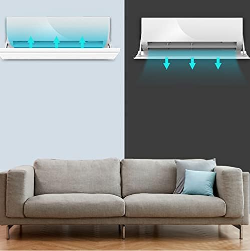Air conditioner windshield Suitable for Air-conditioning Windshield of Different Sizes, Adjustable Wind Direction Deflector, Household Wall-mounted Air-conditioning Windshield, No Need to Perfora