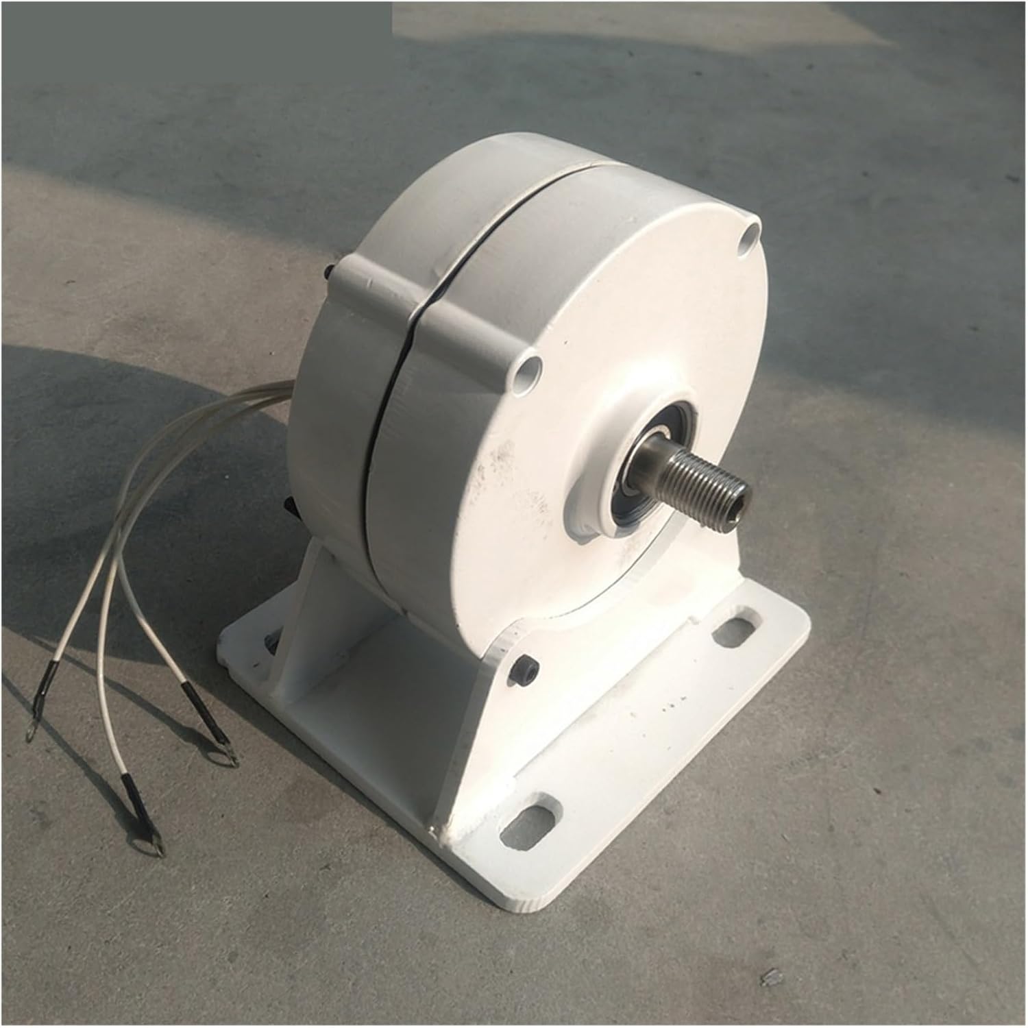 2KW 3KW Electric Generator Windmills Water Turbine Gearless Permanent Magnet Generator 2000w 12V 24V 48V for Home Use Industrial Energy(with Base,48V_3000W)