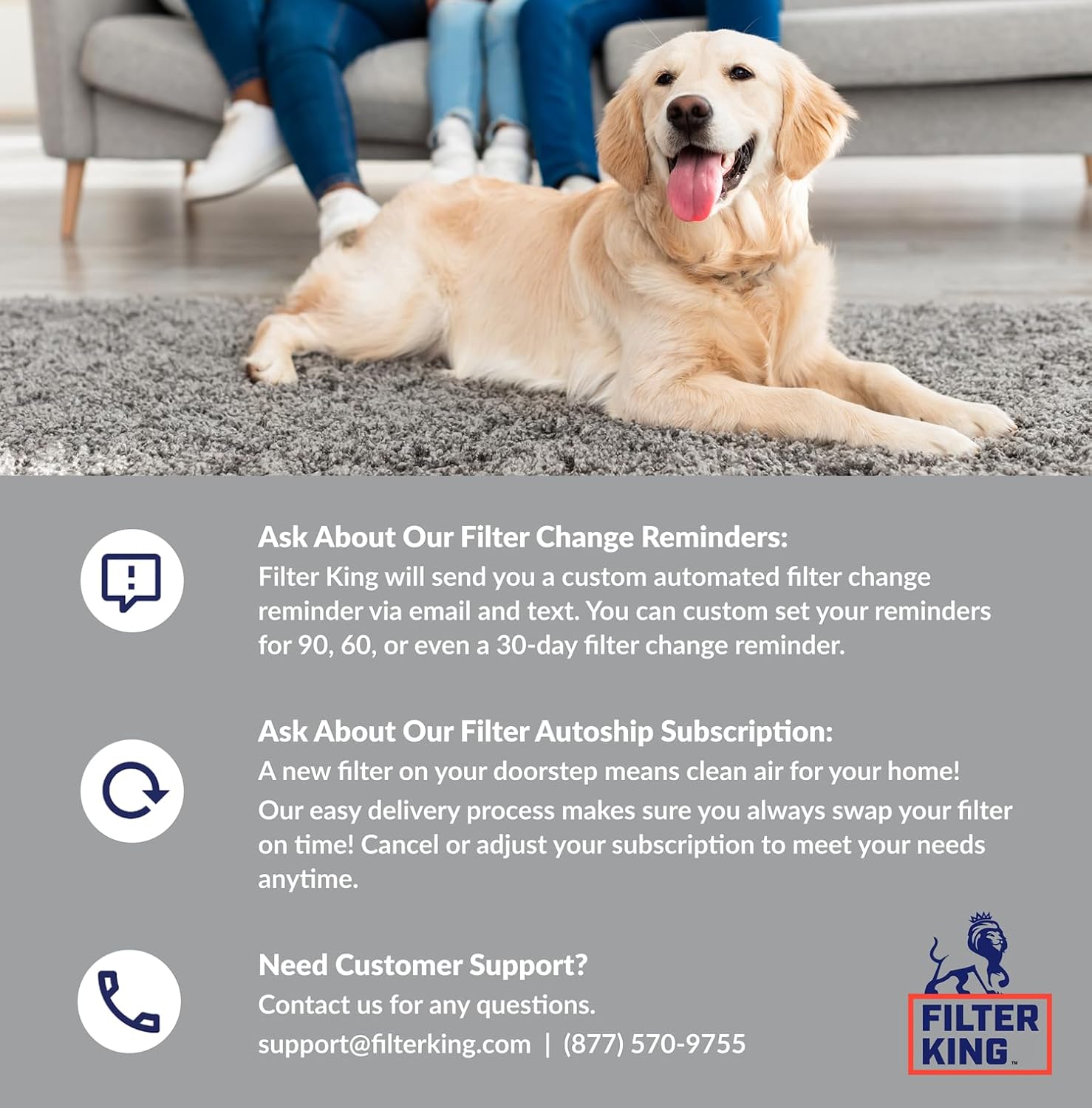 Filter King 21x22x1a Air Filter | 4-PACK | Carbon MERV 8 HVAC Pleated A/C Furnace Filters | MADE IN USA | Actual Size: 21 x 22 x .75