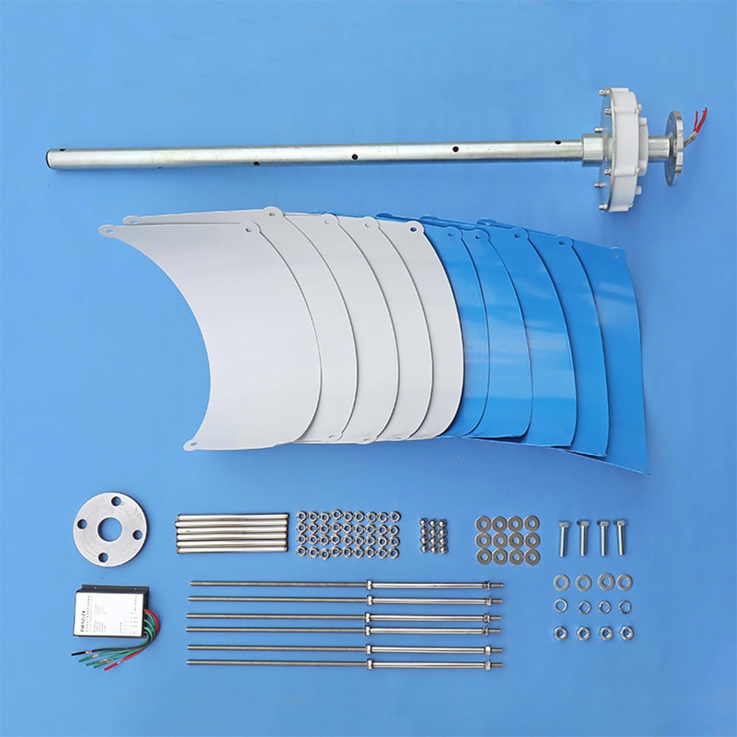 Wind Turbine Generator Kit Free Energy Windmill Vertical Wind Turbine Generator Home Three Phase Generator Maglev Breeze Start,100W24V