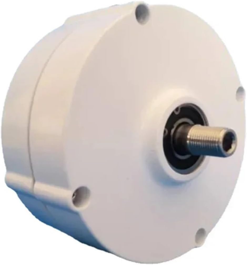 500W 12V 24V Gearless Permanent Magnet Generator for Wind Turbines and Water Turbines Low Speed Power Generator Industrial Energy(with Base,24V)