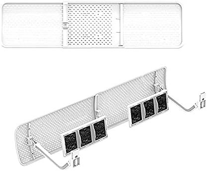 Adjustable Air Conditioner Deflector with Filter Ac Air Outlet Air Wing Household Summer Folding Wind Screen Wind Shield