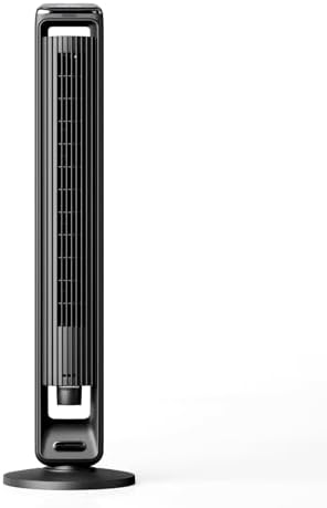 Emerson SmartVoice 42” Bladeless Tower Fan, Offline 40+ Voice Control Commands, No APP, No WIFI, No Setup, 70° Oscillating, 3 Speeds, 15-Hr Timer, Sleep Mode, Remote Control (SmartVoice 42