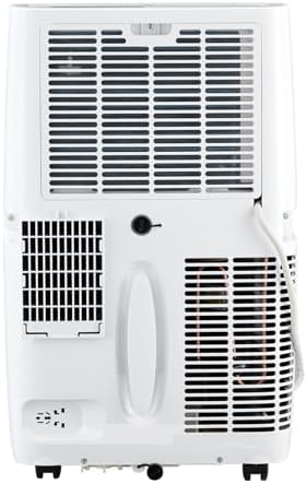 12000 Btu Portable Air Conditioner, 12000 BTU Portable AC Unit with Remote, Window kit, Pipe Cools up to 550 Sq. Ft for Home Office Dorms, White