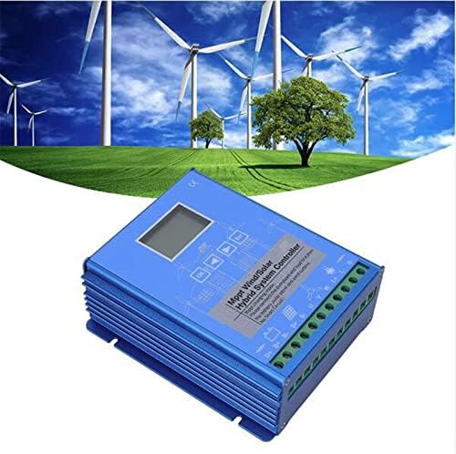 12000W Wind Solar Hybrid System MPPT Charge Controller - 12V/24V/48V Auto Regulator for Wind Turbines & Solar Panels with Smart Dump Load Management