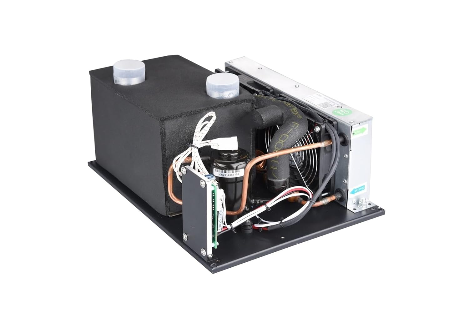 Air Conditioner, Mini DC air Conditioner, 450W Cooling, Suitable for Small Space, Electric Vehicle, car, Cabin, 12V/24V/48V, Low Vibration, Compact Design(Micro DC Aircon DV1930E-AC (48V))