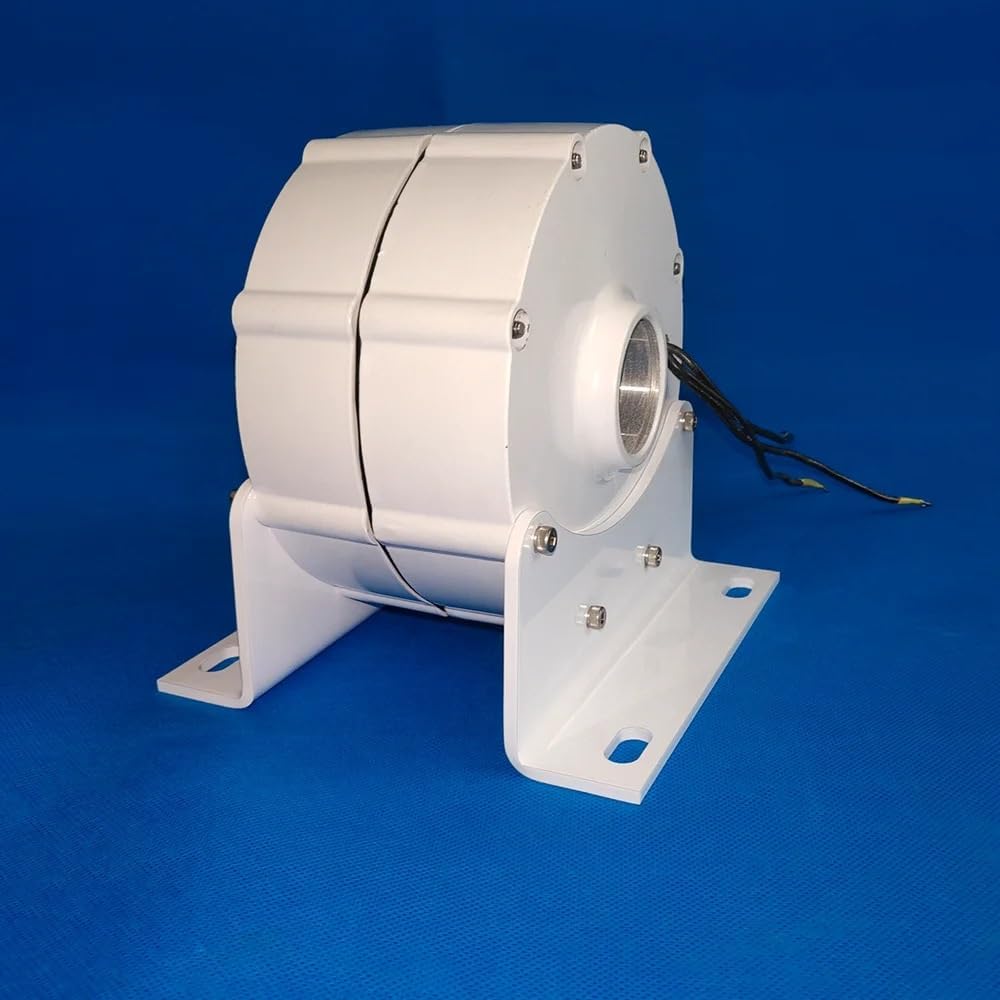 Wind Turbine, Low Speed ​​500W 600W 800W 12V 24V 48V Gearless Permanent Magnet Generator Alternator for Wind Turbine Water Turbine(with Base,12V_500W)