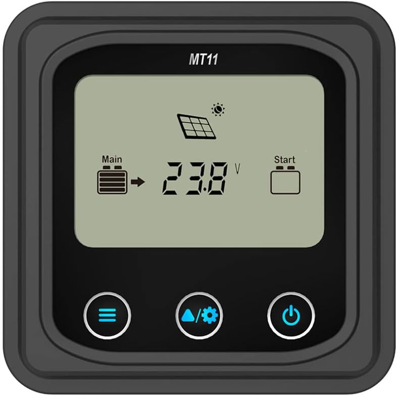 EPEVER 30A MPPT Dual Battery Solar Charge Controller 12V/24V + MT11 Remote Meter