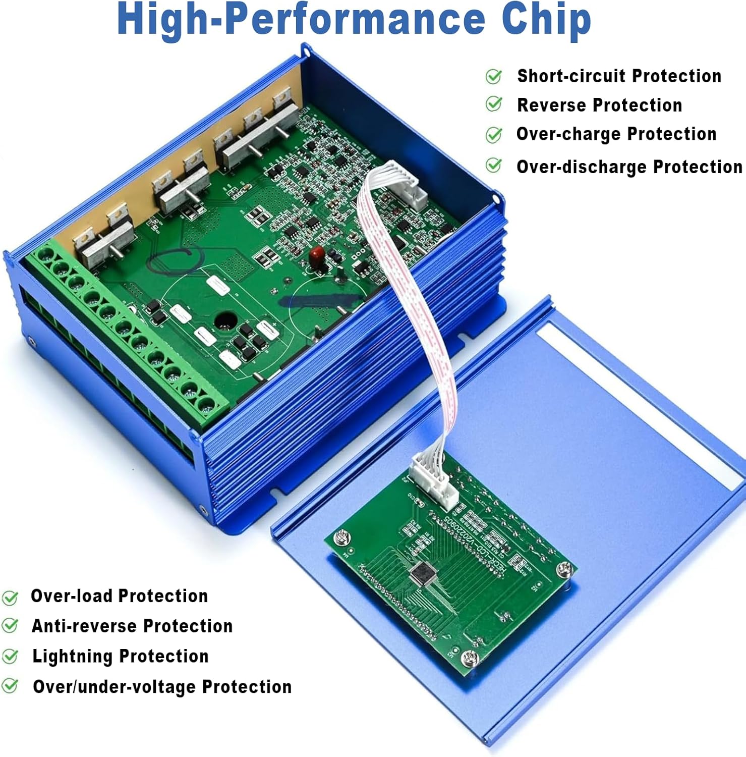 Wind Solar Hybrid System MPPT Charge Controller with Dump Load Wind Turbine Generator Solar Panel 12 24 48V Auto Universal for Off Grid Wind Solar Hybrid Systems Hybrid Charge Controller 48V-16000W