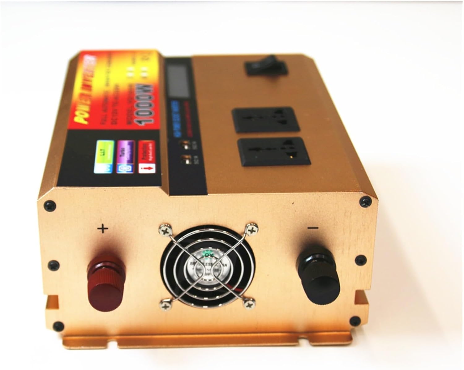 Multifunctional Modified Wave Inverter with LCD Display 1000W Power Converter(12V 110V)